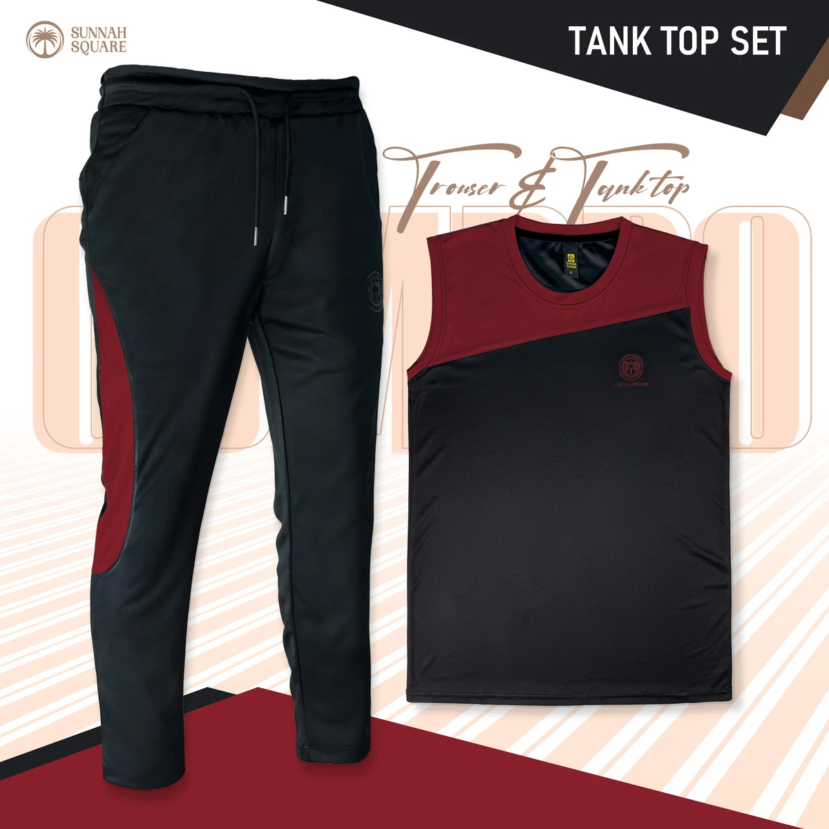 Men’s Tank Top + Trouser Combo Set