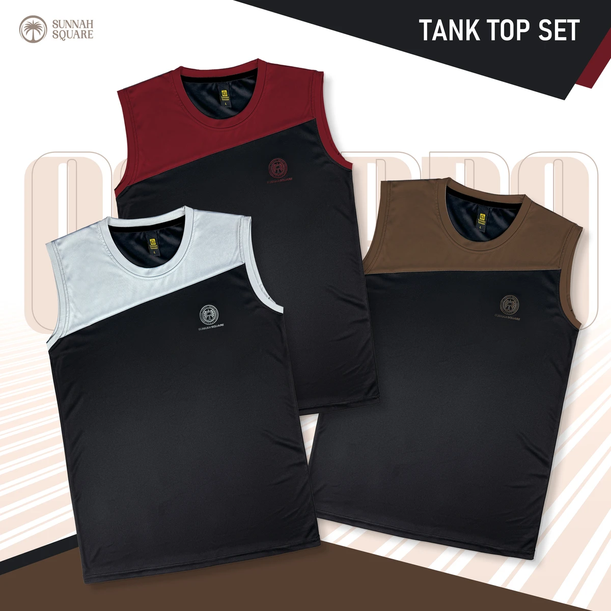 Men’s 3Pcs Tank Top Combo